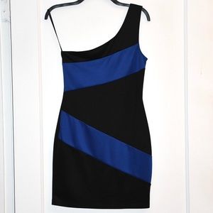 One-shoulder mini dress